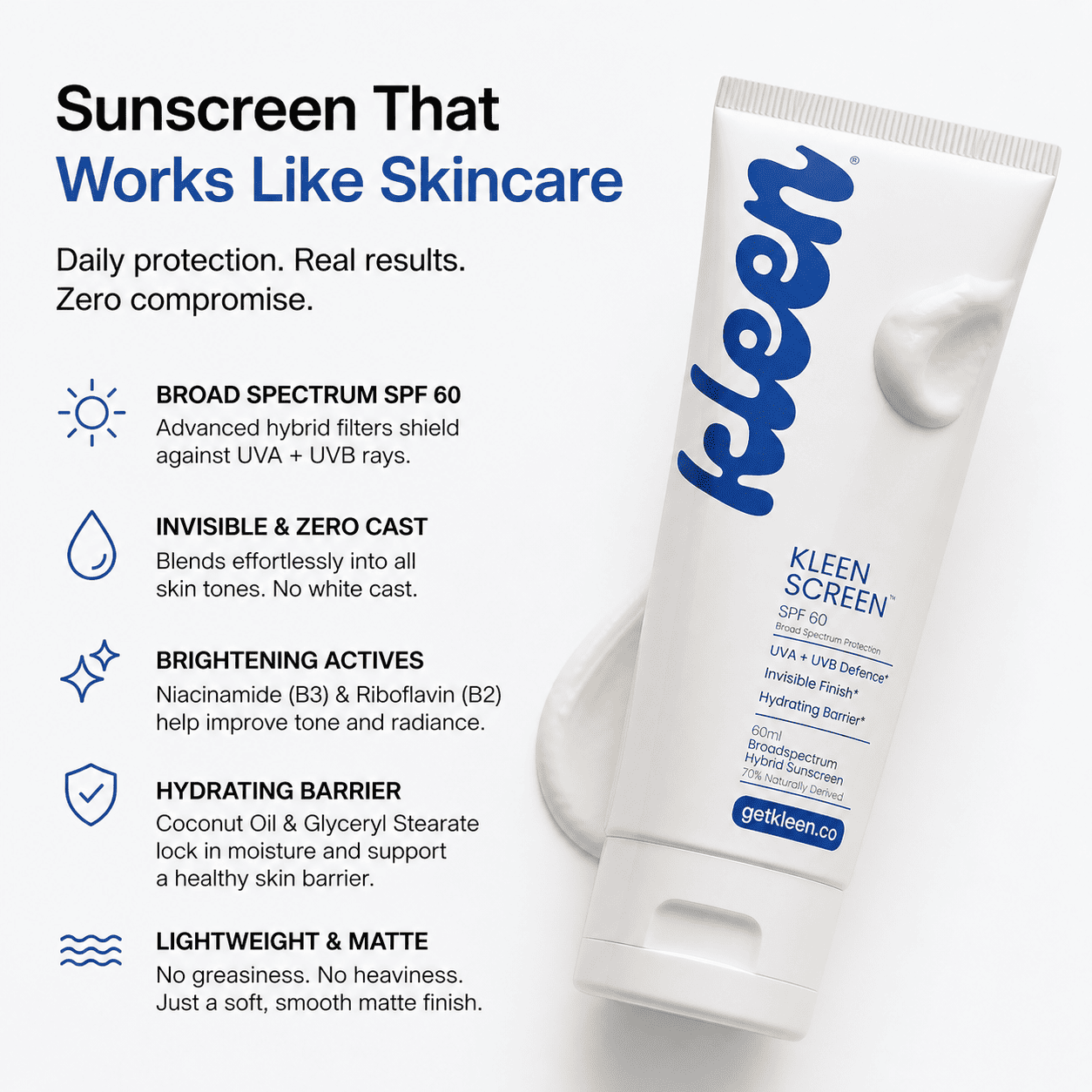 KLEEN SCREEN™ SPF 60